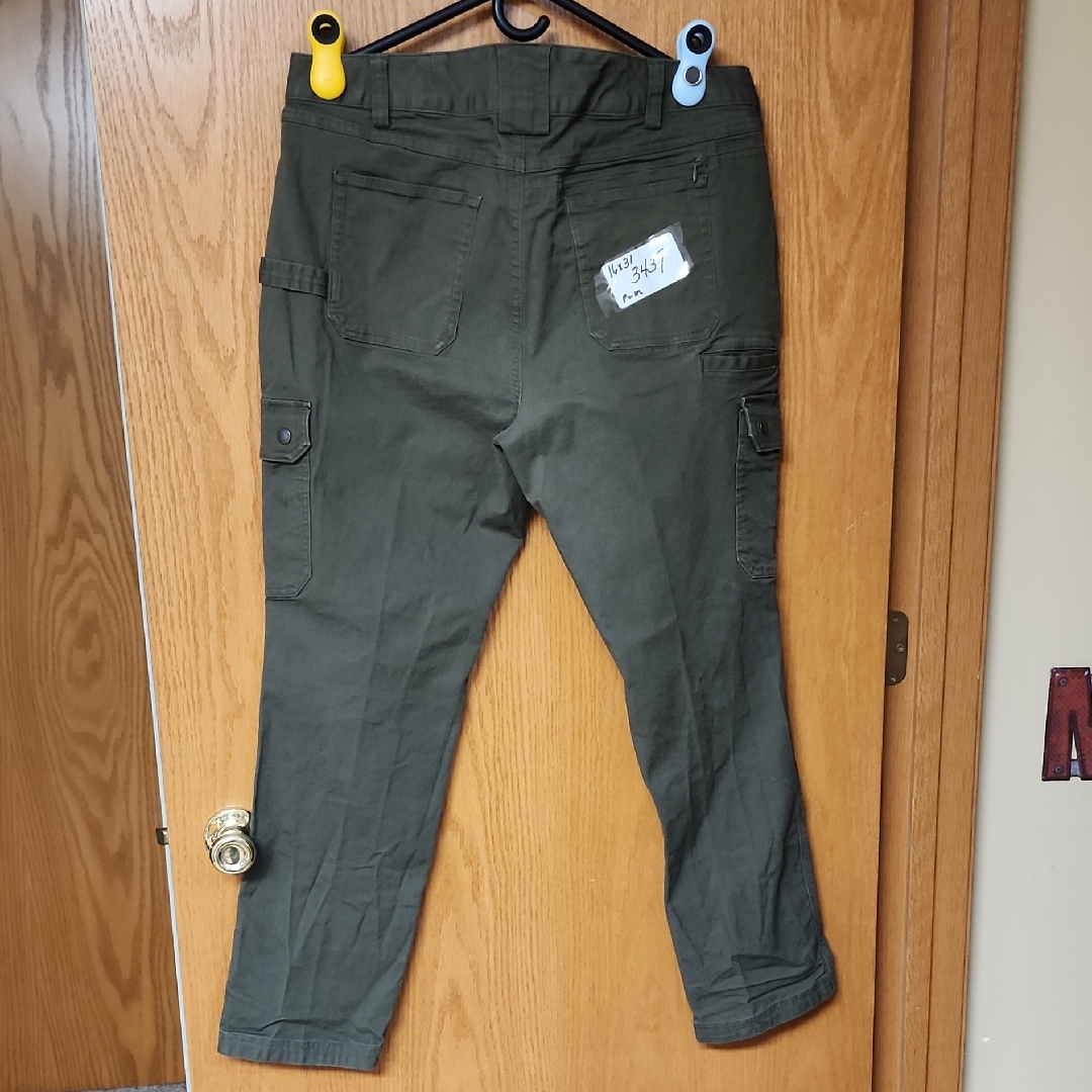 Duluth Curvesetter Waistband Olive Cargo Pants Womens 16x31